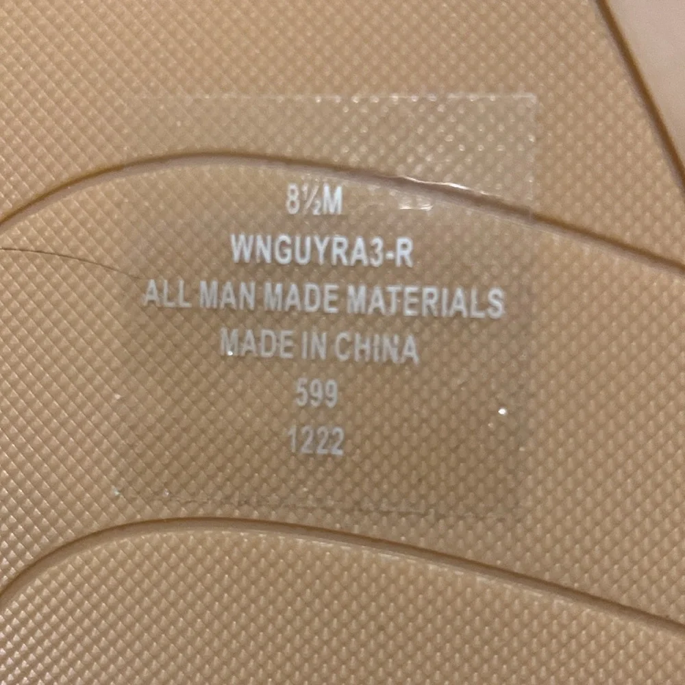 Nine West Women's Tan Sandals, Size 8.5. New W/O Box